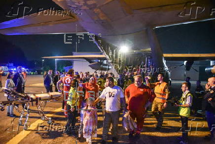 Child survivor of Israeli air strike in Gaza evacuated to Italy