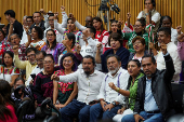 Judges elected to Mexico's Supreme Court receive certificates confirming their victory in the judicial election in Mexico City