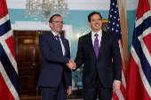 U.S. Secretary of State Marco Rubio meets Norway's Foreign Minister Espen Barth Eide, in Washington