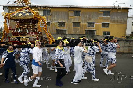 Chikura Matsuri summer festival in Chiba Prefecture