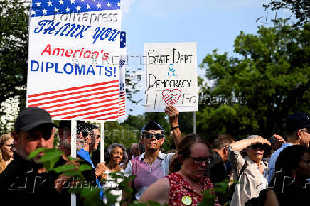 FILE PHOTO: Sendoff event for State Department workers in Washington, D.C.