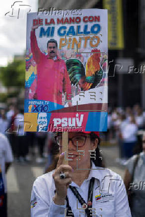 Chavistas marchan en Venezuela en respaldo a Maduro ante 