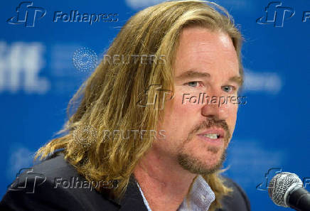 FILE PHOTO: Cast member Val Kilmer attends a news conference for the film