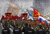 Rehearsals in St. Petersburg ahead of Russia's Victory Day parade
