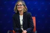 Presidential candidate Magdalena Biejat campaigns in Katowice