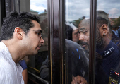 Pro-Palestinian protest held at Butler library at Columbia Nniversity