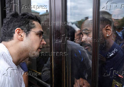 Pro-Palestinian protest held at Butler library at Columbia Nniversity