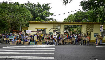 Protesto em São José dos Campos contra o PL da Devastação