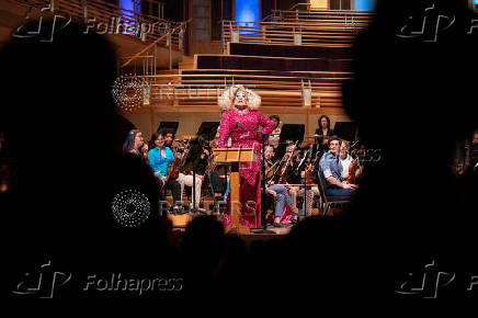 The International Pride Orchestra performs at the Strathmore Music Center in North Bethesda