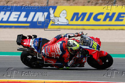 Entrenamientos libres de MotoGP para el Gran Premio de Aragón de Motociclismo