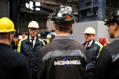 NATO Secretary General Mark Rutte visits steel-makers Sheffield Forgemasters, in Sheffield