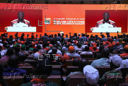 Ivorian presidential party congress in Abidjan
