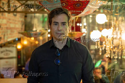 Felipe Folgosi em jantar com cineastas em São Paulo