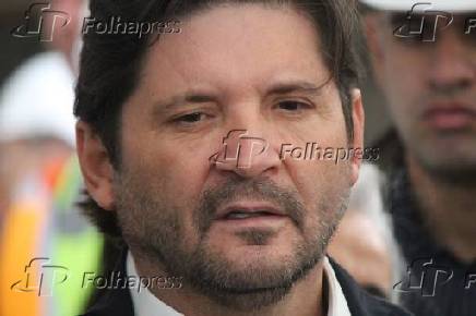 Deputado André do Prado  na entrega  do 1° trem para linha 6 do metrô - SP
