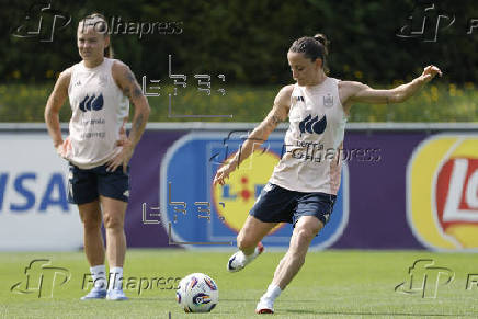 Entrenamiento selección española femenina de fútbol