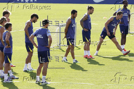 Entrenamiento del Atlético de Madrid