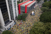 Manifestación pro-Bolsonaro en Sao Paulo pide amnistía