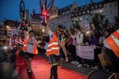 Serbia's students bike ride to Strasbourg to alert EU institutions about protests in their country