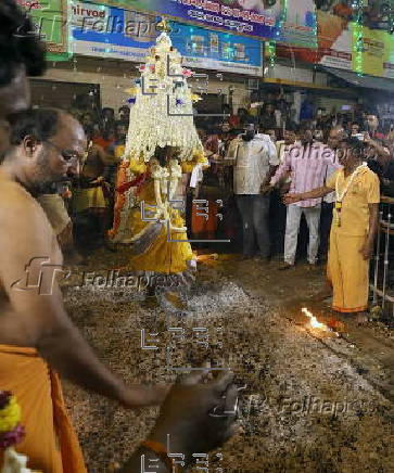 Hindu Karaga festival in Bangalore