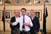 Post-election press conference at Parliament House