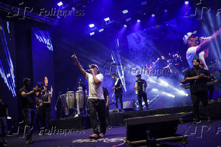 Cantor João Gomes na Virada Cultural 2025