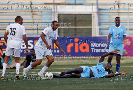 An exhibition match as part of a 