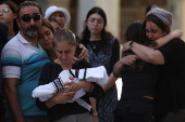 Funeral of two-week-old Ravid Haim, in Jerusalem