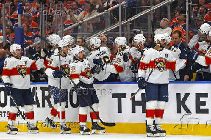 NHL: Stanley Cup Final-Florida Panthers at Edmonton Oilers