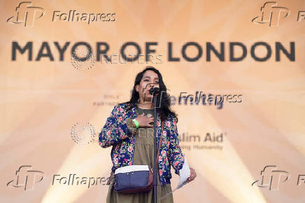 'Eid on the Square' celebrations in Trafalgar Square, London