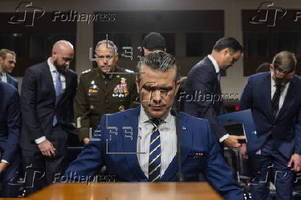 US defense secretary testifies before Senate on DOD budget