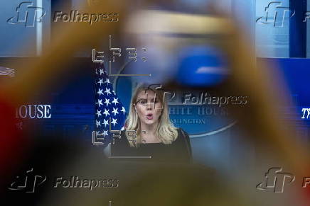 White House Press Secretary Karoline Leavitt hosts the daily press briefing