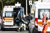 Explosion at petrol station in Rome, dozens injured