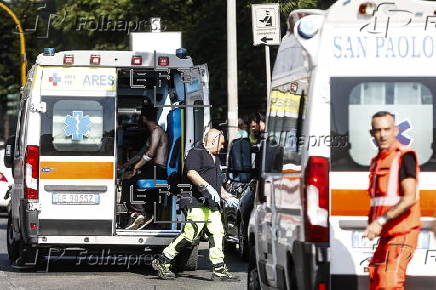 Explosion at petrol station in Rome, dozens injured