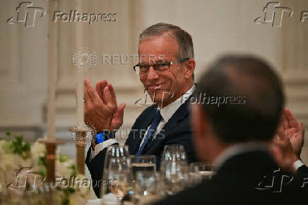 U.S. President Trump hosts a dinner with Republican Senators at the White House in Washington