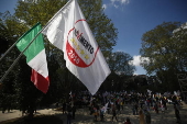 Protest against rearmament in Rome
