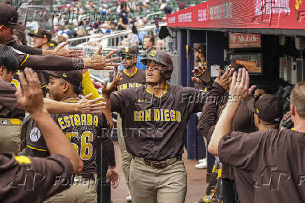 MLB: San Diego Padres at Atlanta Braves
