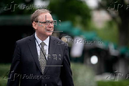 US National Economic Council director Hassett addresses the media in Washington
