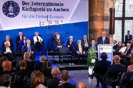 European Commission President Ursula Von der Leyen honored with Charlemagne Prize