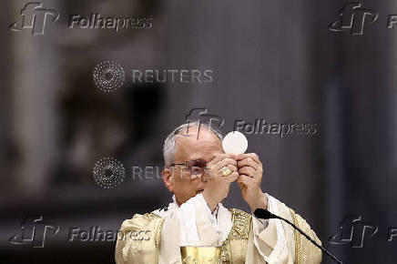 Pope Leo leads Mass in St. Peter's Basilica, at the Vatican