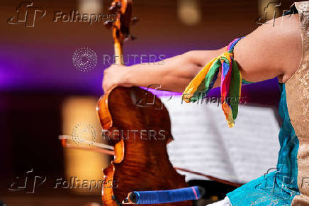 The International Pride Orchestra performs at the Strathmore Music Center in North Bethesda