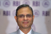 Reserve Bank of India (RBI) Governor Sanjay Malhotra arrives at a press conference in Mumbai
