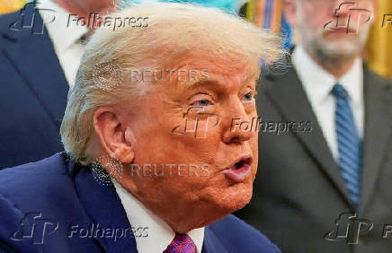 U.S. President Trump at the White House in Washington