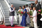 Indian PM Narendra Modi visits Trinidad and Tobago