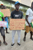 Manifestación contra la criminalización de los senegaleses tras los últimos operativos contra el top manta