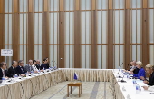 Ursula von der Leyen meets Keidanren Chairman Yoshinobu Tsutsui in Tokyo