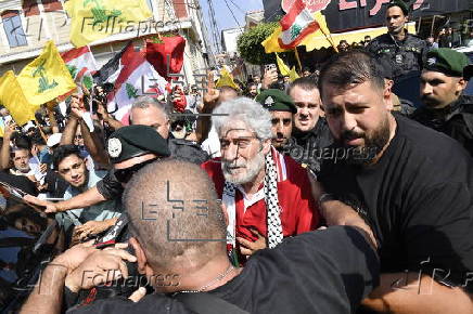 Lebanese militant Georges Abdallah arrives to Beirut after four decades in French prison