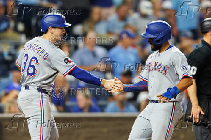 MLB: Texas Rangers at Kansas City Royals