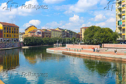 Naviglio darsena em milão