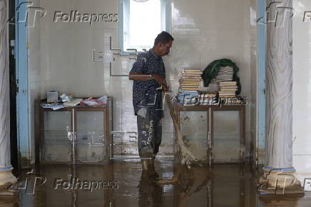 Aftermath of floods and landslides that killed hundreds people in Sumatra