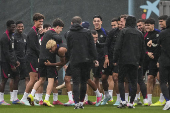 Entrenamiento del FC Barcelona